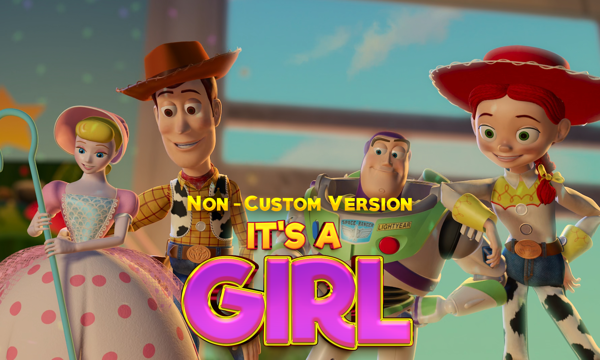 Toy Story Gender Reveal Movie Baby Reveal Movie