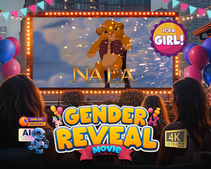 Gender Reveal Movie Baby Reveal Movie Lion King