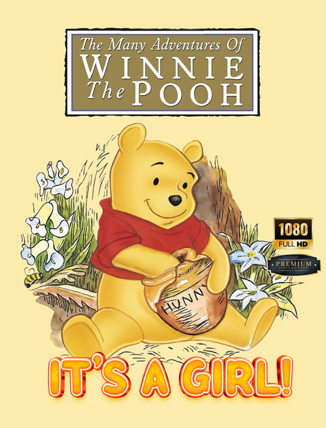 Pooh Gender Reveal Announcement Movie Winnie the Pooh