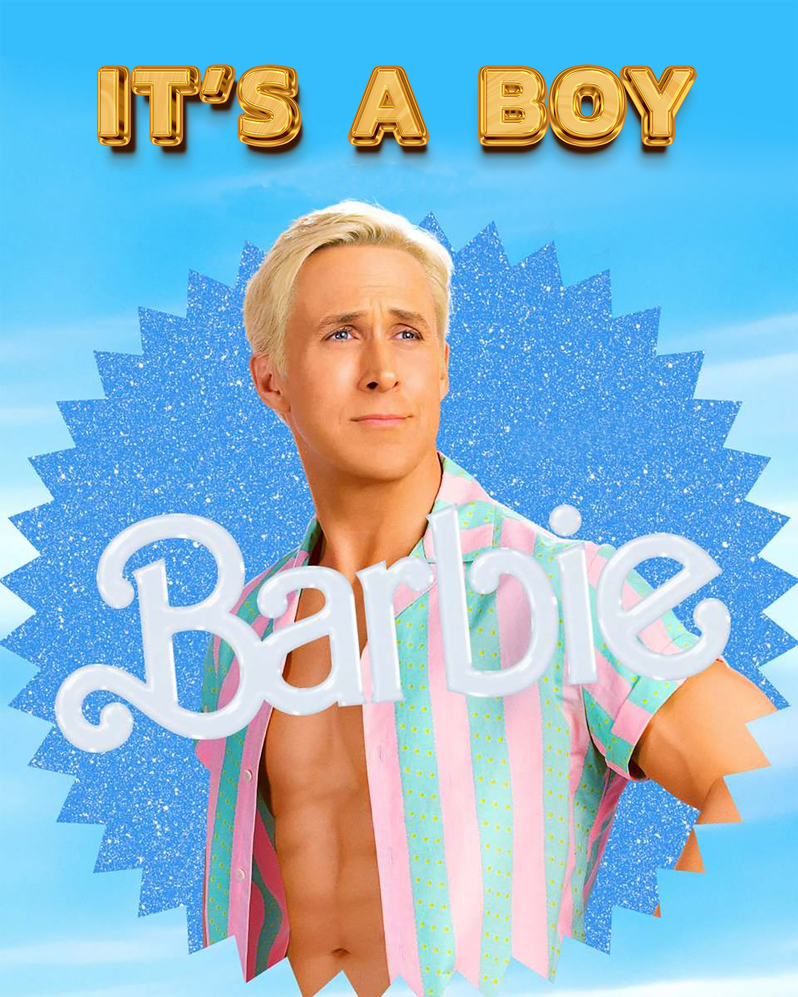 gender reveal announcement Gender Reveal Movie Baby Reveal Movie Barbie